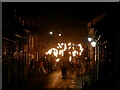 Lewes Bonfire procession on Sun Street