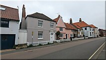 TM4656 : Houses on High Street, Aldeburgh by Sandy Gerrard