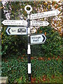 Direction Sign – Signpost on Wombleton High Street