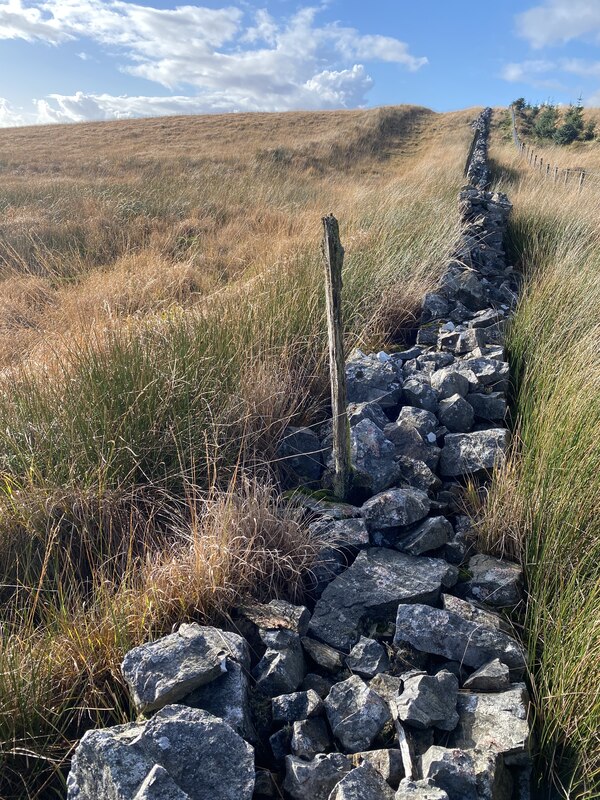 Stone boundary wall © Alan Hughes :: Geograph Britain and Ireland