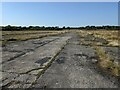 One of the runways at Templeton disused airfield