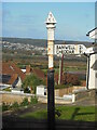 Direction Sign - Signpost at the east end of Hutton village