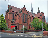 SJ3788 : St Agnes, Ullet Road, Liverpool by Stephen Richards
