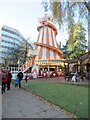 SP0686 : Helter skelter at the Christmas market in Cathedral Square by Roy Hughes