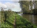 SJ9422 : Canal towpath near Baswich Stafford by Rod Grealish