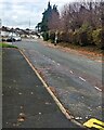 ST3089 : Dead-end side road at the southern edge of Malpas, Newport by Jaggery