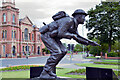 NZ4919 : The Stanley E. Hollis VC Memorial, Linthorpe Road, Middlesbrough by Rod Grealish