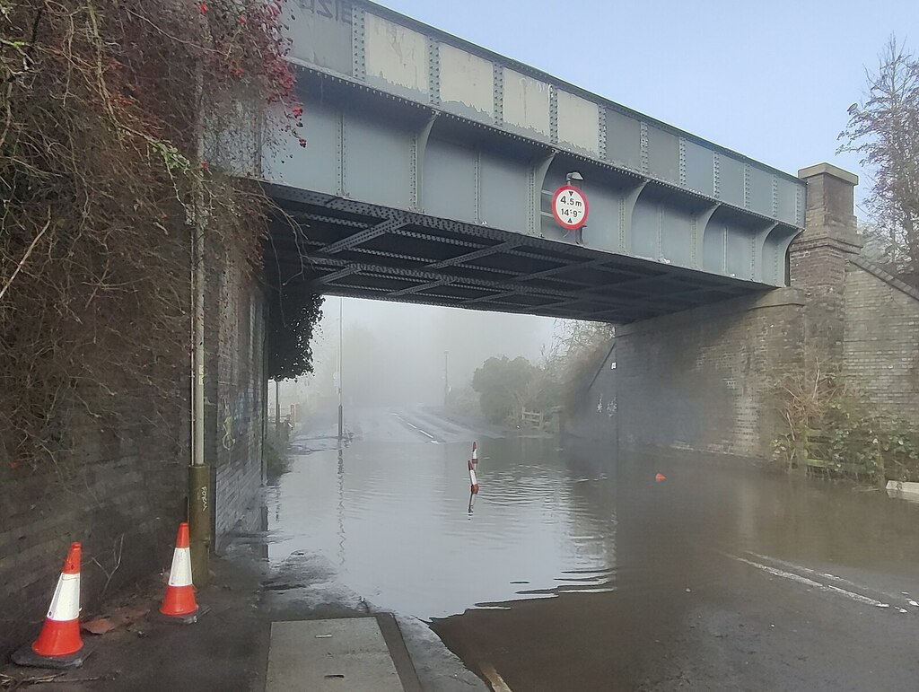 Flooding on Braunstone Lane East © Mat Fascione :: Geograph Britain and ...