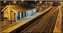 NS5659 : Giffnock railway station by Thomas Nugent