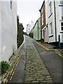 NZ7818 : Looking  up  Church  Street  Staithes by Martin Dawes