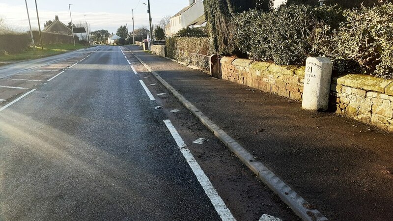 A596 heading west through Waverton © Roger Templeman :: Geograph ...