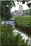 SE2768 : Fountains Abbey and the River Skell by Philip Halling