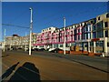 SD3036 : Crescent of hotels on the promenade, Blackpool by Stephen Craven