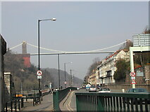 ST5672 : North-west along Hotwell Road to Clifton Suspension Bridge by Rod Grealish