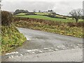 Road junction near Pen y Banc Farm