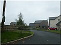 Cluster of four new houses, Bromsash