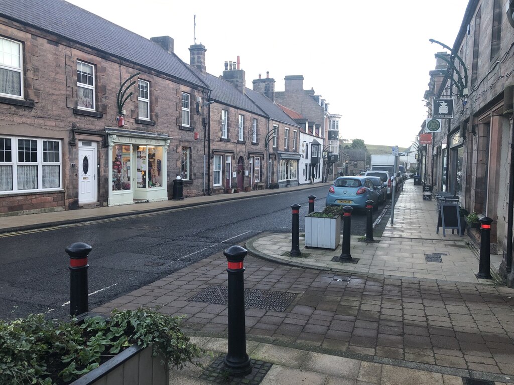 High Street, Wooler © Richard Webb :: Geograph Britain and Ireland