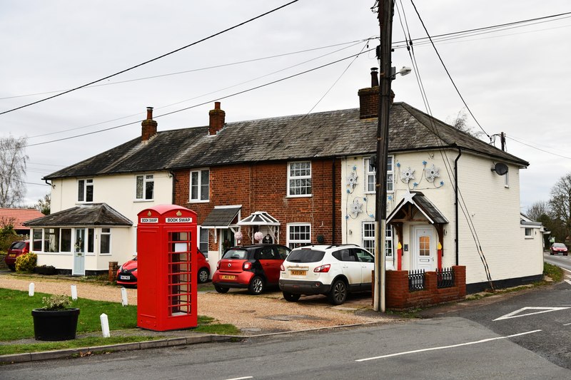 Abberton: 1-4, Waver Terrace and... © Michael Garlick :: Geograph ...