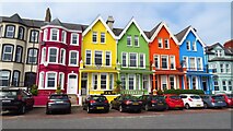 J4791 : Whitehead - Marine Parade, - colourful houses by Colin Park