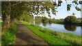 Path beside the Upper Bann south of the Meadows Shopping Centre, Portadown