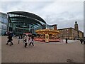 TG2208 : Carousel outside The Forum, Norwich by TCExplorer