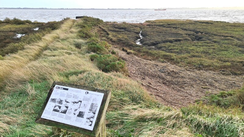 Last signs of Tollesbury Pier © Chris Morgan :: Geograph Britain and ...