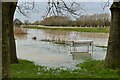 Paddling bench by the Great Ouse