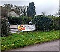 ST5394 : Slimming World banner, Tutshill, Gloucestershire by Jaggery
