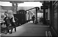 SJ8499 : Watering a Black 5, Manchester Victoria Railway Station by Martin Tester
