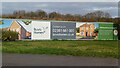 SU5312 : Developer's hoarding at entrance to Whiteley Way by David Martin