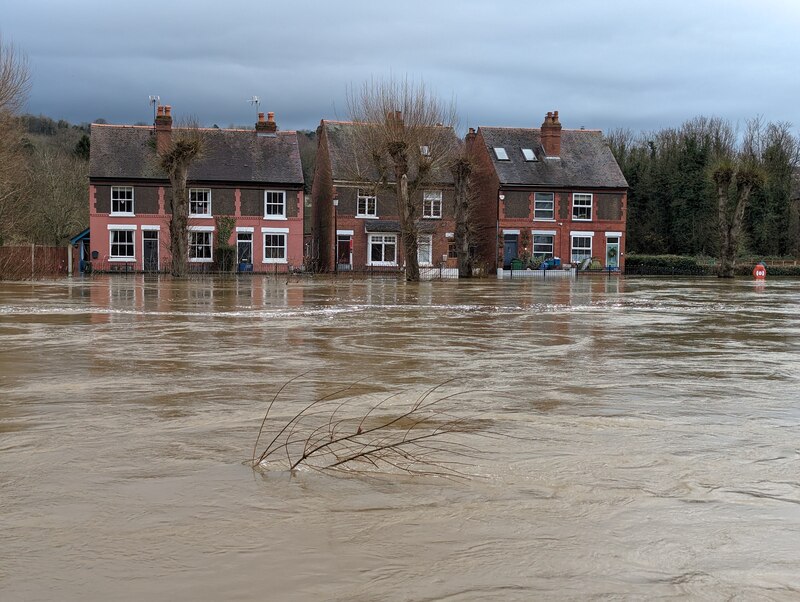 Properties At Risk Of Flooding On Severn © Tcexplorer Geograph Britain And Ireland 5641