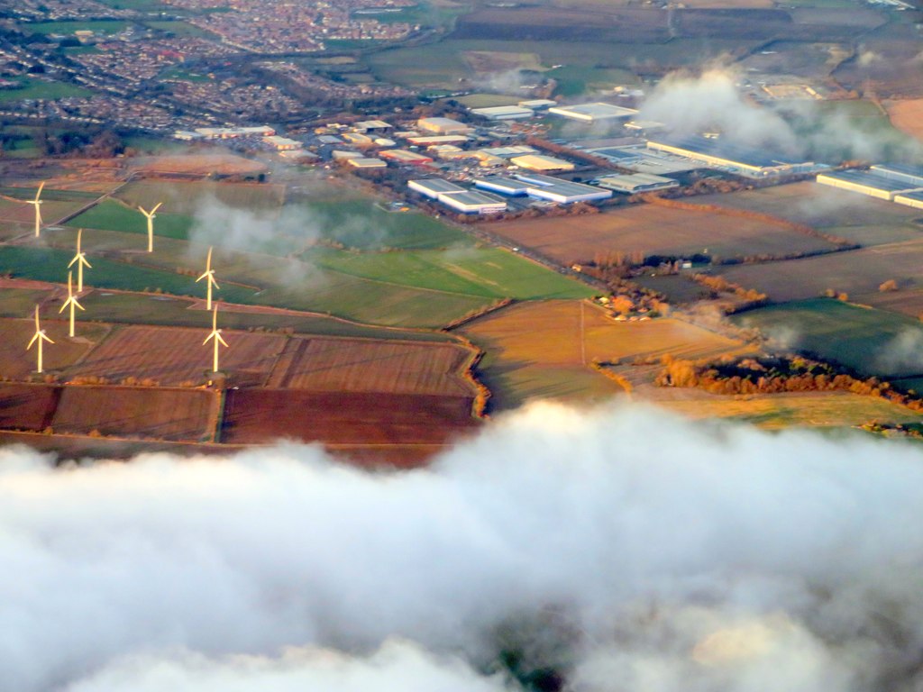 Biggleswade Windfarm and Stratton... © M J Richardson :: Geograph ...