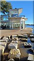 Rocks and glass, Poole Park