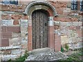 SO7559 : Door at St. Peter's church (Martley) by Fabian Musto