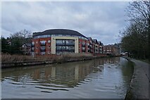 SK5639 : Old wharf on Nottingham Canal by DS Pugh