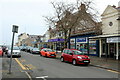 SH7981 : Parade of shops on Queens Road, Craig y Don by Richard Hoare