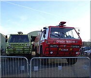 SE6748 : Fire vehicles at Elvington by DS Pugh