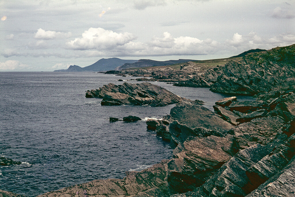 Rocky coastline on Achill Island in Co... © Roger D Kidd :: Geograph ...