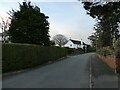 Part of Croeswylan Lane in Oswestry