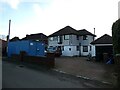 Modernised house being re-cladded on Croeswylan Lane, Oswestry