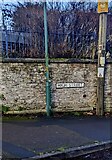 SO5504 : High Street name sign, St Briavels by Jaggery
