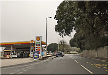 ST3970 : Shell service station on Old Church Road, Clevedon by Rob Purvis