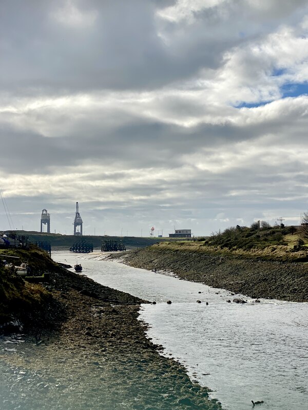 Afon Afan towards Port Talbot docks © Alan Hughes :: Geograph Britain ...