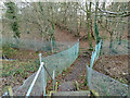 Footpath Hassocks 5K descends from railway crossing, 2010