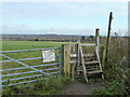 Stile on footpath 45a, Ditchling