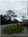 Looking from the Upper Upham Road on to the B4193