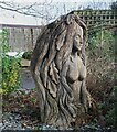 Voluptuous sylvan sculpture, Trent Valley Equestrian Centre