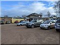 Car parking at the Pengethley Garden Centre