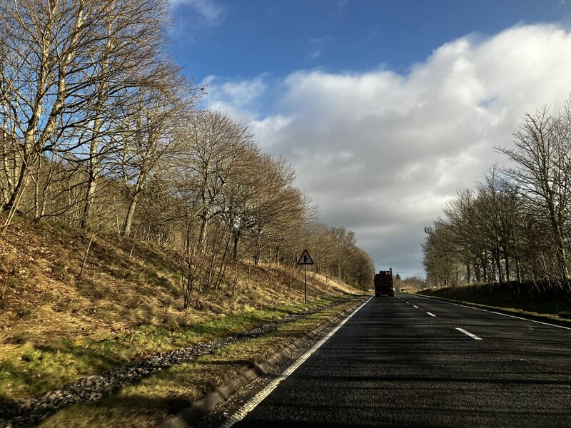 A835 near Brahan © Dave Thompson :: Geograph Britain and Ireland