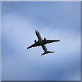 Aircraft approaching Glasgow Airport